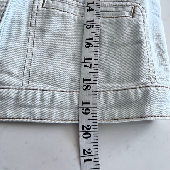 Bonpoint Girls Light Blue Decorative-Stitching Denim Jacket size 14 - Picture 9 of 9